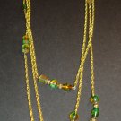 Tones Beaded Gold Necklace