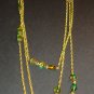 Tones Beaded Gold Necklace