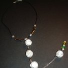 Clear Shattered Globes & Tones Necklace
