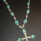Green & Silver Cross