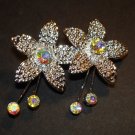 Flower Jewel Brooch