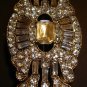 Silver Rhinestone Brooch