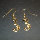 Gold Moon & Stars Earrings
