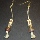 Gold Tribal Dangle Earrings