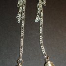 Silver Swirls Dangle Earrings