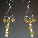 Silver & Gold Beaded Earrings
