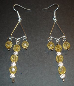 Silver & Gold Beaded Earrings