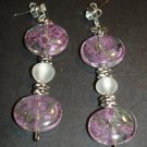 Pink Flower Power Earrings