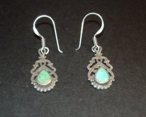 Silver Turquoise Earrings