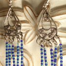 Silver Ocean Dangles Earrings