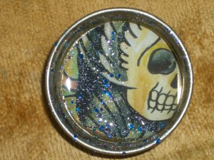 Tattoo Recycled Button