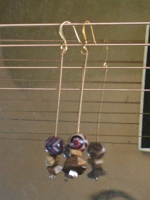 Simple Guitar String Earrings