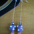 Long Strand Guitar String Earrings