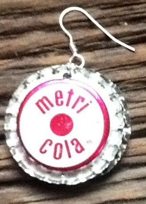 Vintage Cola Cap Earrings