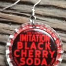 Vintage Cherry Pop Cap Earrings