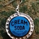 Vintage Cream Soda Cap Earrings