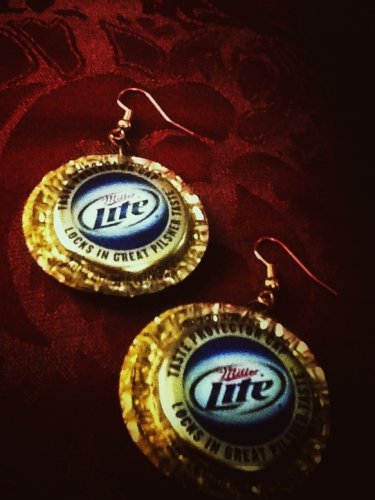Bottle Cap Earrings