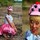Poodle dress with hat