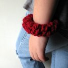 the Bangle in cranberry red.