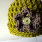 the park bench hat in lemongrass green.