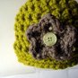 the park bench hat in lemongrass green.