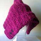 the pixie hat in bright magenta.
