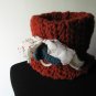 the sunset spice cowl. OOAK.