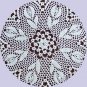 19" Field of Tulips doily