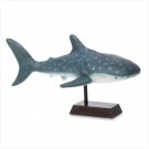 CERAMIC SHARK FIGURINE ON BASE---Item #: 37492