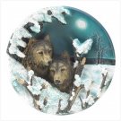 NIGHT WOLVES DECORATOR PLATE---Item #: 39148