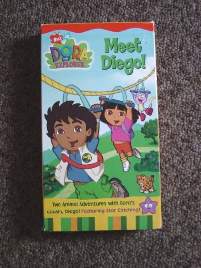 Dora the Explorer VHS Video entitled Meet Diego #600281