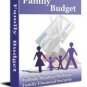 How to Set-Up a Family Budget ~ on Cd