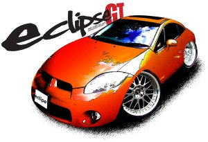 Mitsubishi Eclipse GT Car Tees