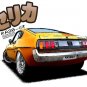 Toyota Celica RA28 BackSide Silver Bumper Car Tees