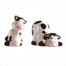 PLAYFUL COW SALT AND PEPPER SHAKERS