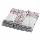 BLUE FLORAL QUILT COVER