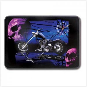 MOTORCYCLE CLOCK  (FREE SHIPPING)