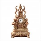 BAROQUE CHERUB CLOCK  (FREE SHIPPING & ON SALE ORIGINALLY 99.95)
