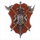 SWORD AND AXE DISPLAY   (free shipping)