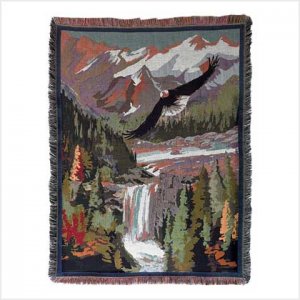 SOARING EAGLE TAPESTRY THROW