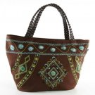 Tangier - Choco Brown Tote Bag