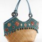 Tiki - Hobo Bag w/ Leather Tubing Handle