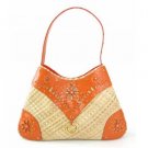 Antibes - Hobo Bag w/ Gold Metal Stud Embellishment