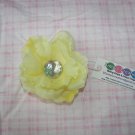 B08- Yellow Rhinestone Flower
