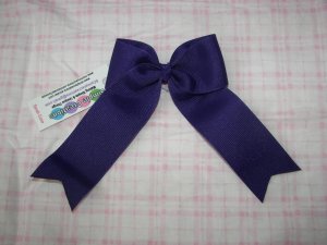 B96- Purple Tails Boutique Bow