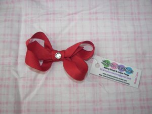 A85- Red Small Boutique Bow