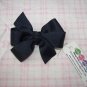 B64- Very Dark Blue Small Pinwheel Bow