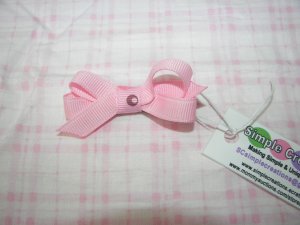 A91-Pink Tiny Boutique Bow