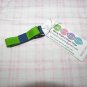 B73-1- Green and Navy Blue Simple Clip