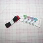 B79- Red White & Black Simple Clip